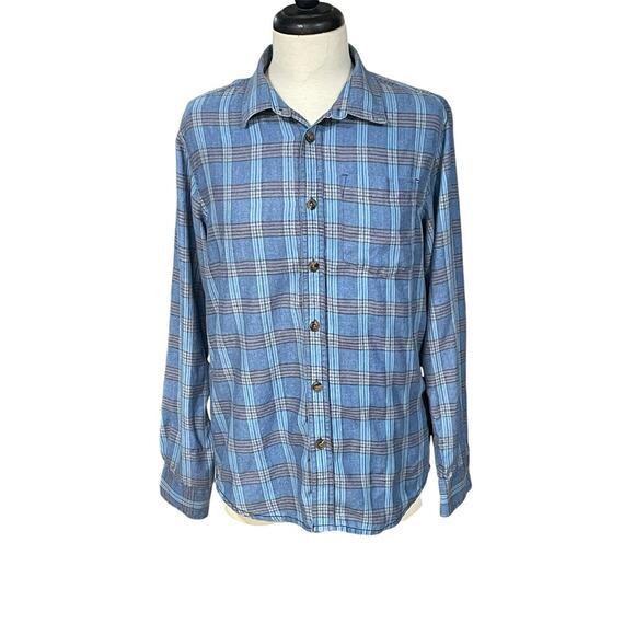 Prana Shirt Mens Size Small Long Sleeve Pocket Button Front Outdoors Lightweight - Picture 1 of 15